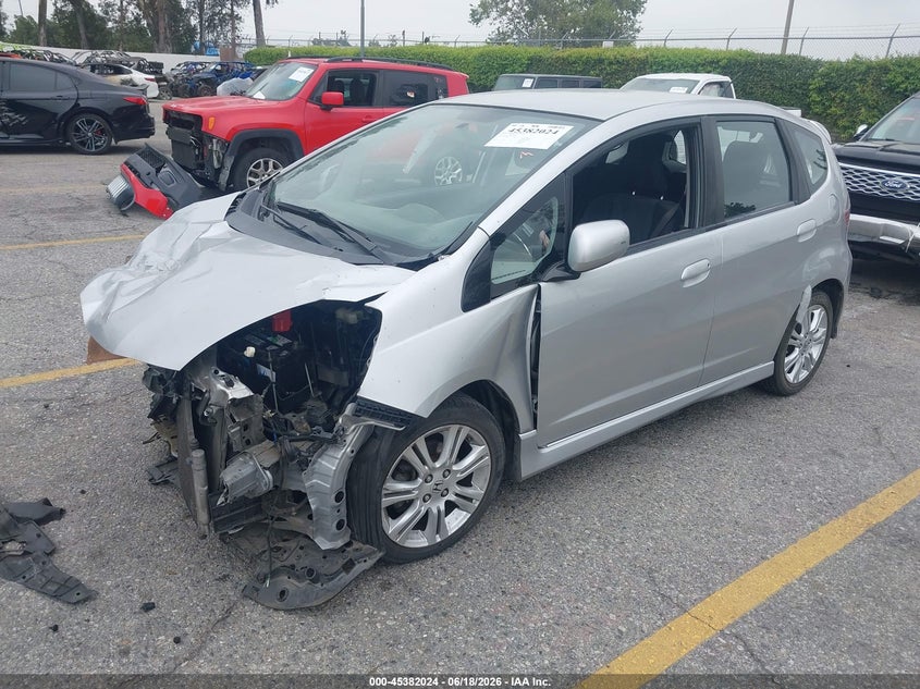 2011 Honda Fit VIN JHMGE8H53BC014148 IAAI salvage auction — FRONT END, Salvage (California), sold $325 on 2026-07-07 (photo 2)
