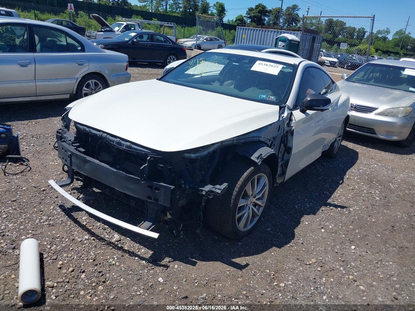 2017 Infiniti Q60 VIN JN1EV7EL0HM553340 IAAI salvage auction — FRONT END, Salvage (Pennsylvania), sold $1,500 on 2026-07-07 (photo 2)