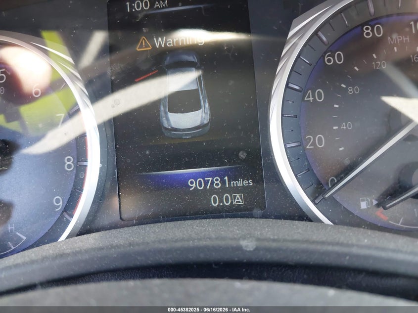 2017 Infiniti Q60 VIN JN1EV7EL0HM553340 IAAI salvage auction — FRONT END, Salvage (Pennsylvania), sold $1,500 on 2026-07-07 (photo 7)