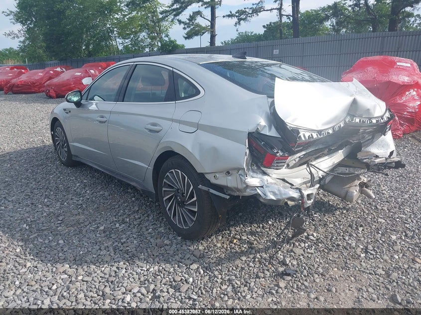 2025 Hyundai Sonata hybrid VIN KMHL34JJ7SA133379 IAAI salvage auction — NORMAL WEAR, Sf97 (New Jersey), sold $825 on 2026-07-21 (photo 3)