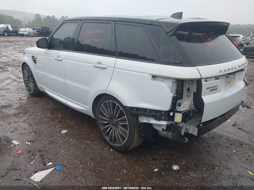 2018 Land rover Range rover sport VIN SALWV2RE5JA801694 IAAI salvage auction — REAR END, Salvage (Alabama), sold $14,500 on 2026-07-22 (photo 3)