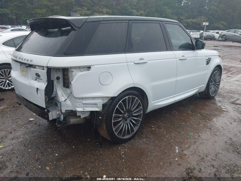 2018 Land rover Range rover sport VIN SALWV2RE5JA801694 IAAI salvage auction — REAR END, Salvage (Alabama), sold $14,500 on 2026-07-22 (photo 4)
