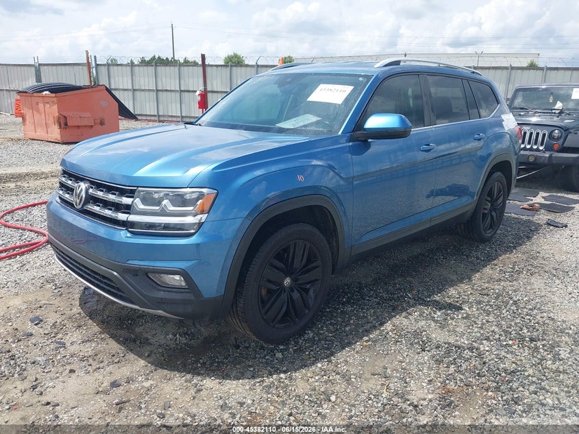 2019 Volkswagen Atlas VIN 1V2WR2CA7KC556015 IAAI salvage auction — REAR END, Salvage (Georgia), sold $3,650 on 2026-07-26 (photo 2)