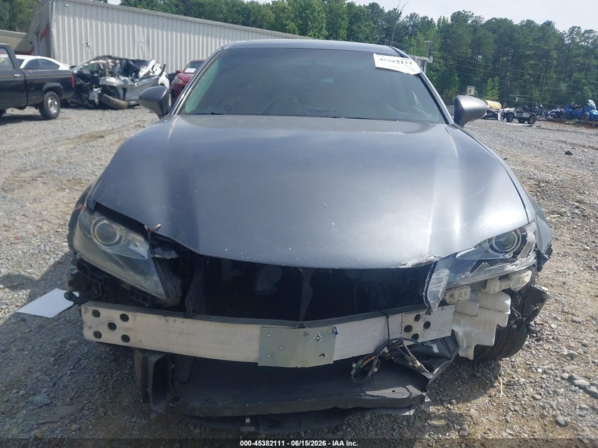 2013 Lexus Gs VIN JTHBE1BL5D5008335 IAAI salvage auction — FRONT END, Salvage (Georgia), sold $1,900 on 2026-07-21 (photo 6)
