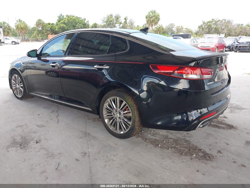 2017 Kia Optima VIN 5XXGV4L22HG124723 IAAI salvage auction — NORMAL WEAR, Clear (Florida), sold $1,200 on 2026-07-21 (photo 3)