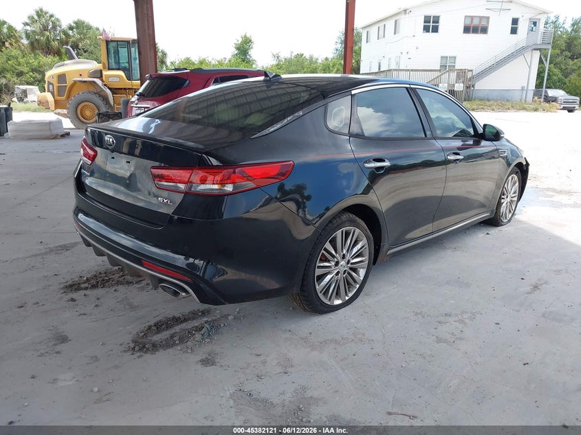 2017 Kia Optima VIN 5XXGV4L22HG124723 IAAI salvage auction — NORMAL WEAR, Clear (Florida), sold $1,200 on 2026-07-21 (photo 4)