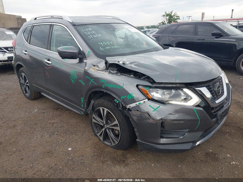 2019 Nissan Rogue VIN JN8AT2MV9KW385401 IAAI salvage auction — FRONT END, Salvage Title, sold $2,200 on 2026-07-29 (photo 1)