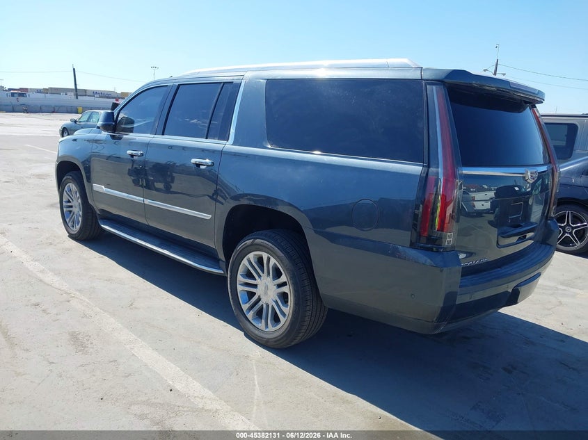 2020 Cadillac Escalade esv VIN 1GYS3GKJ7LR166606 IAAI salvage auction — FRONT & REAR, Salvage (California), sold $18,300 on 2026-07-29 (photo 3)