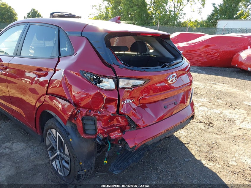 2023 Hyundai Kona VIN KM8K33AG0PU190605 IAAI salvage auction — LEFT REAR, Certificate Of Destruction (Florida), sold $25 on 2026-07-24 (photo 6)