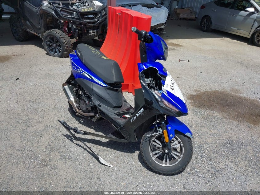 2024 Taizhou zhongneng Flywing 150 VIN HZ2TBCNF4R1009833 IAAI salvage auction — THEFT, Salvage - Greater Than 75% (Maryland), sold $125 on 2026-07-08 (photo 1)