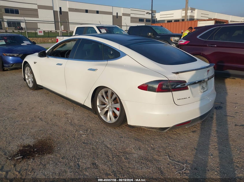 2014 Tesla Model s VIN 5YJSA1H15EFP50883 IAAI salvage auction — ELECTRICAL, Salvage (Texas), sold $1,600 on 2026-07-11 (photo 3)