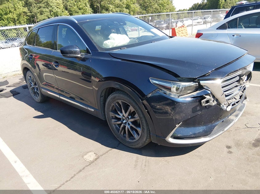 2016 Mazda Cx-9 VIN JM3TCBDY3G0106055 IAAI salvage auction — FRONT END, Salvage (North Carolina), sold $1,700 on 2026-07-22 (photo 1)
