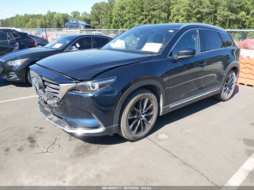 2016 Mazda Cx-9 VIN JM3TCBDY3G0106055 IAAI salvage auction — FRONT END, Salvage (North Carolina), sold $1,700 on 2026-07-22 (photo 2)