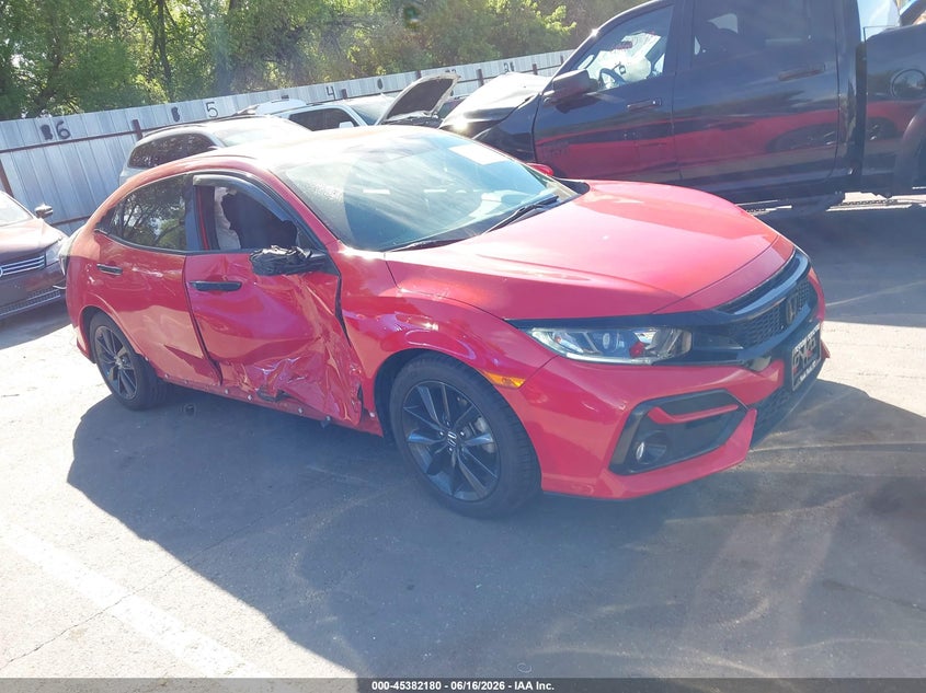 2020 Honda Civic VIN SHHFK7H69LU220487 IAAI salvage auction — SIDE, Salvage (Idaho), sold $6,600 on 2026-07-30 (photo 1)