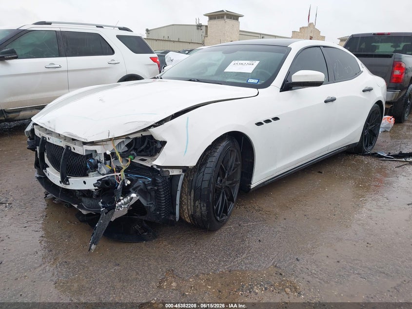 2017 Maserati Ghibli VIN ZAM57XSA3H1206298 IAAI salvage auction — FRONT END, Salvage Title, sold $3,750 on 2026-08-09 (photo 2)