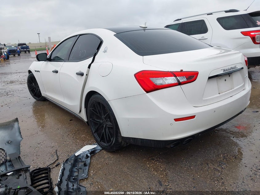 2017 Maserati Ghibli VIN ZAM57XSA3H1206298 IAAI salvage auction — FRONT END, Salvage Title, sold $3,750 on 2026-08-09 (photo 3)