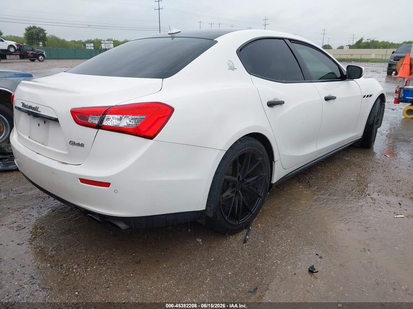 2017 Maserati Ghibli VIN ZAM57XSA3H1206298 IAAI salvage auction — FRONT END, Salvage Title, sold $3,750 on 2026-08-09 (photo 4)