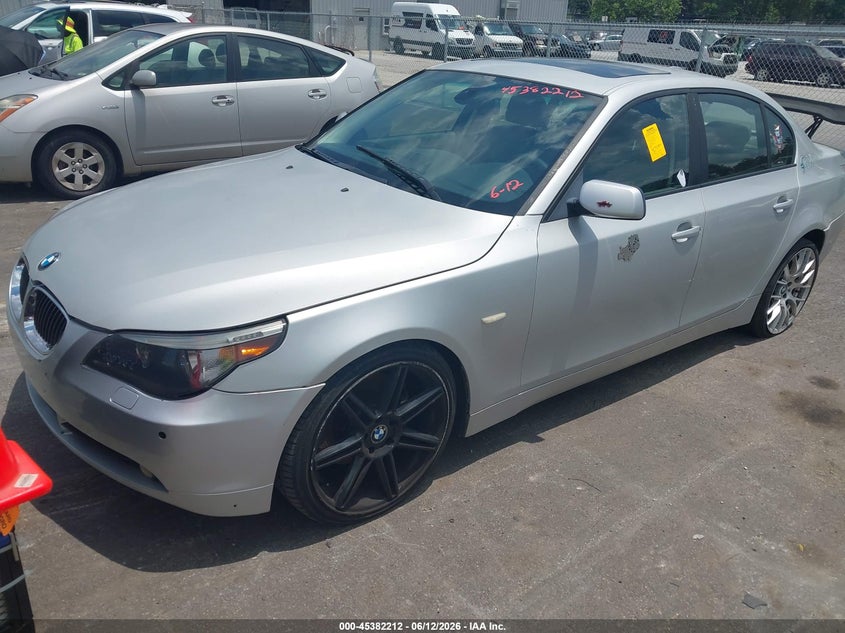 2004 BMW 5 series VIN WBANB33544B111019 IAAI salvage auction — NORMAL WEAR, Repossession Paperwork (Georgia), sold $350 on 2026-07-22 (photo 2)