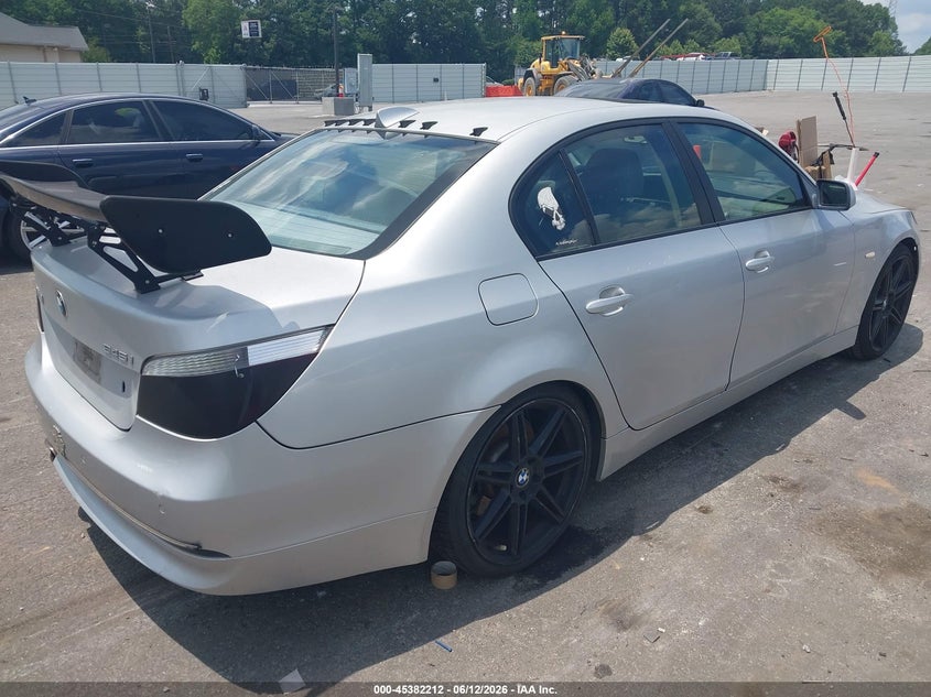 2004 BMW 5 series VIN WBANB33544B111019 IAAI salvage auction — NORMAL WEAR, Repossession Paperwork (Georgia), sold $350 on 2026-07-22 (photo 4)
