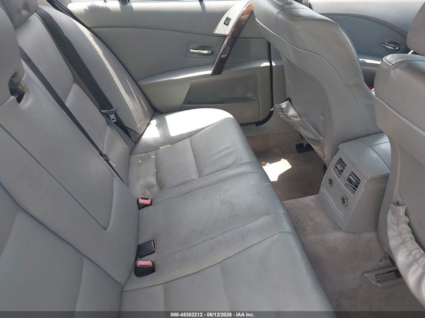 2004 BMW 5 series VIN WBANB33544B111019 IAAI salvage auction — NORMAL WEAR, Repossession Paperwork (Georgia), sold $350 on 2026-07-22 (photo 8)