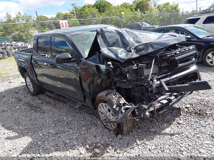 2025 Toyota Tacoma VIN 3TYLD5KN4ST017783 IAAI salvage auction — FRONT END, Salvage Title, sold $25 on 2026-07-29 (photo 1)
