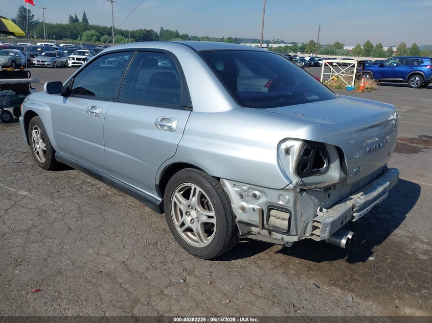 2002 Subaru Impreza VIN JF1GD29692G520767 IAAI salvage auction — REAR END, Salvage (Oregon), sold $1,750 on 2026-07-31 (photo 3)