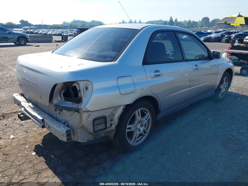 2002 Subaru Impreza VIN JF1GD29692G520767 IAAI salvage auction — REAR END, Salvage (Oregon), sold $1,750 on 2026-07-31 (photo 4)