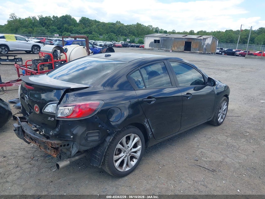 2010 Mazda 3 VIN JM1BL1S6XA1145372 IAAI salvage auction — SIDE, Non-Repairable (Virginia), sold $250 on 2026-07-20 (photo 4)