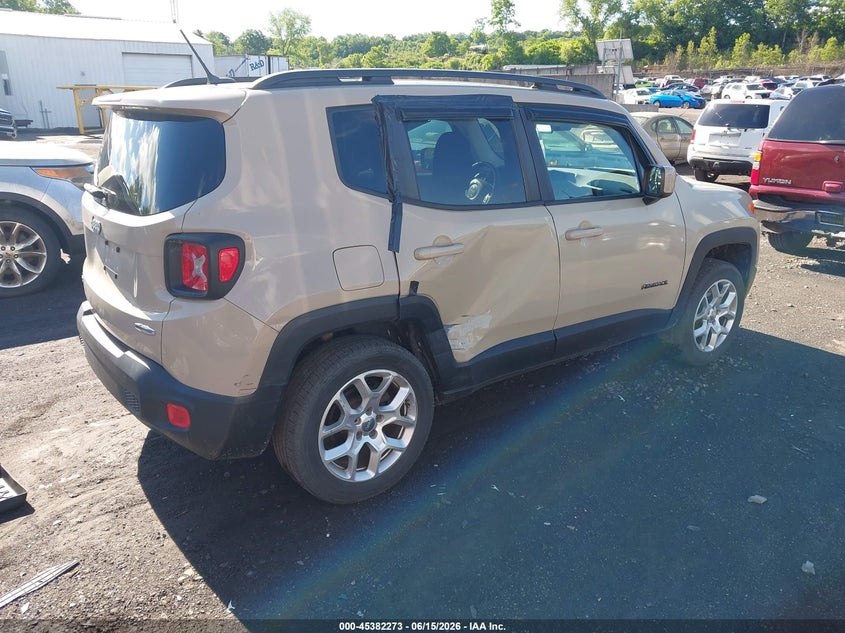 2015 Jeep Renegade VIN ZACCJBBT0FPB64349 IAAI salvage auction — SIDE, Salvage Title, sold $1,100 on 2026-08-04 (photo 4)