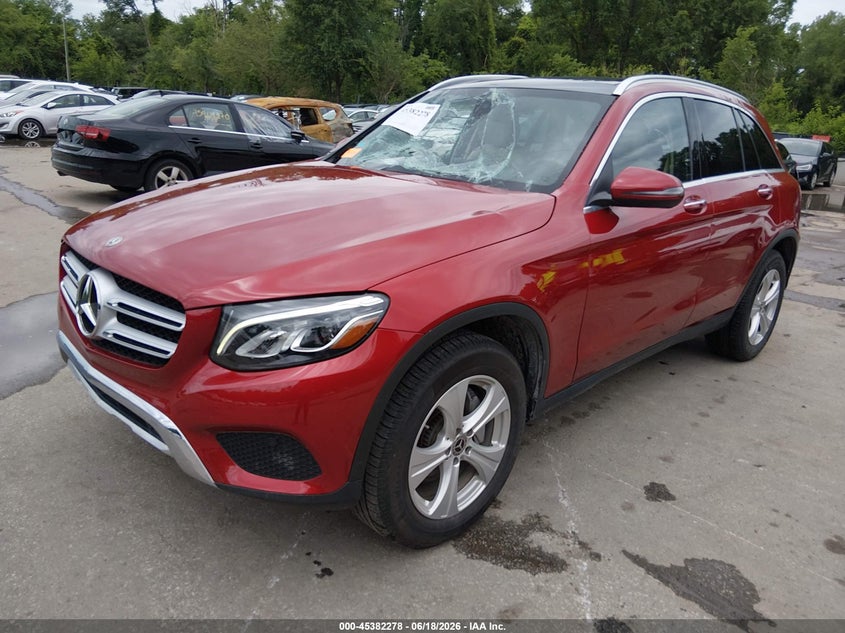 2018 Mercedes-benz Glc VIN WDC0G4KB3JV105745 IAAI salvage auction — FRONT END, Salvage (Kansas), sold $9,000 on 2026-07-22 (photo 2)