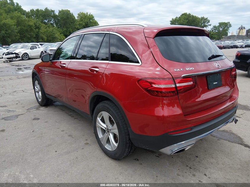2018 Mercedes-benz Glc VIN WDC0G4KB3JV105745 IAAI salvage auction — FRONT END, Salvage (Kansas), sold $9,000 on 2026-07-22 (photo 3)