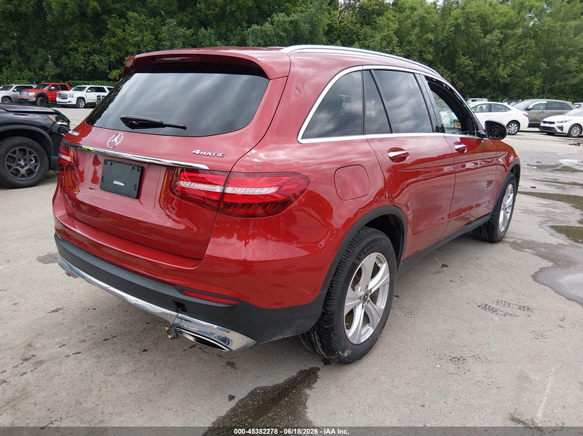 2018 Mercedes-benz Glc VIN WDC0G4KB3JV105745 IAAI salvage auction — FRONT END, Salvage (Kansas), sold $9,000 on 2026-07-22 (photo 4)