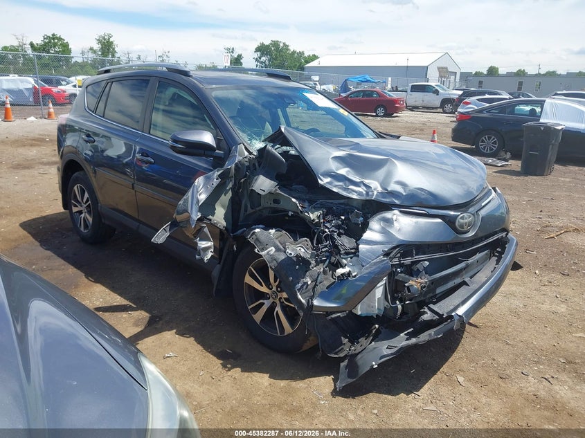 2017 Toyota VIN JTMRFREV2HD201501 IAAI salvage auction — FRONT END, Salvage (Ohio), sold $4,300 on 2026-07-09 (photo 1)