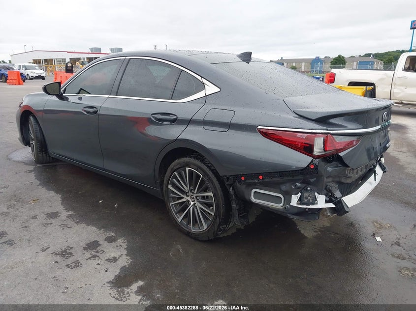 2023 Lexus ES VIN 58ADZ1B1XPU141572 IAAI salvage auction — REAR END, Salvage (Missouri), sold $17,500 on 2026-07-28 (photo 3)