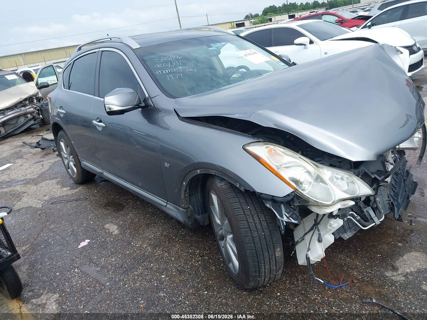 2017 Infiniti Qx50 VIN JN1BJ0RP8HM381979 IAAI salvage auction — FRONT END, Salvage (Texas), sold $350 on 2026-07-08 (photo 1)
