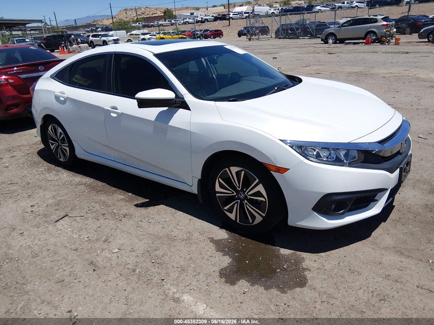 2018 Honda Civic VIN JHMFC1F75JX005195 IAAI salvage auction — LEFT SIDE, Salvage (New Mexico), sold $6,750 on 2026-07-27 (photo 1)