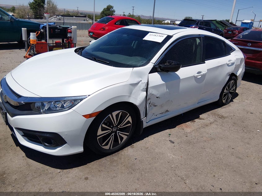 2018 Honda Civic VIN JHMFC1F75JX005195 IAAI salvage auction — LEFT SIDE, Salvage (New Mexico), sold $6,750 on 2026-07-27 (photo 2)