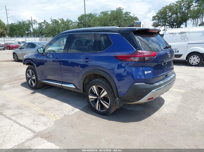 2022 Nissan Rogue VIN JN8BT3DC0NW117625 IAAI salvage auction — FRONT END, Clear (Mississippi), sold $5,500 on 2026-07-22 (photo 3)