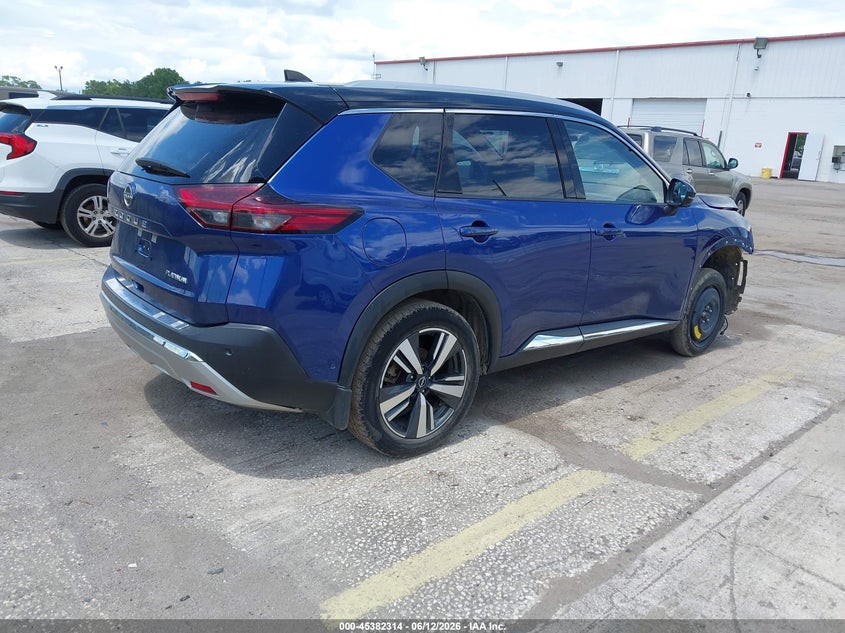 2022 Nissan Rogue VIN JN8BT3DC0NW117625 IAAI salvage auction — FRONT END, Clear (Mississippi), sold $5,500 on 2026-07-22 (photo 4)
