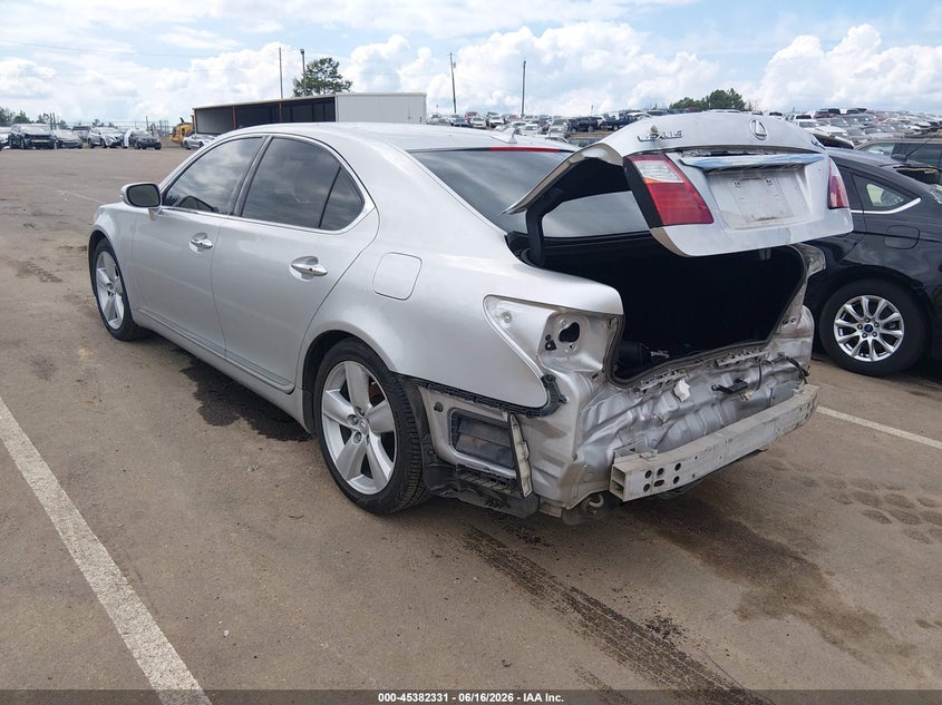 2010 Lexus Ls 460 VIN JTHBL5EF4A5093232 IAAI salvage auction — LEFT REAR, Salvage (Mississippi), sold $1,450 on 2026-07-23 (photo 6)
