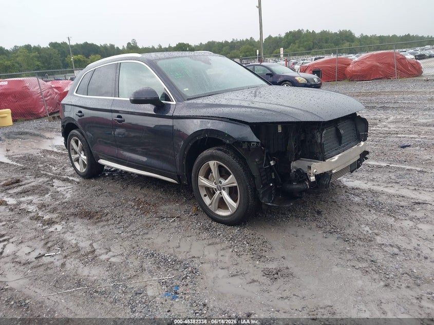 2020 Audi Q5 VIN WA1ANAFY4L2044644 IAAI salvage auction — FRONT & REAR, Rebuildable (Florida), sold $8,000 on 2026-07-15 (photo 1)