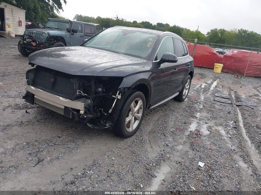 2020 Audi Q5 VIN WA1ANAFY4L2044644 IAAI salvage auction — FRONT & REAR, Rebuildable (Florida), sold $8,000 on 2026-07-15 (photo 2)