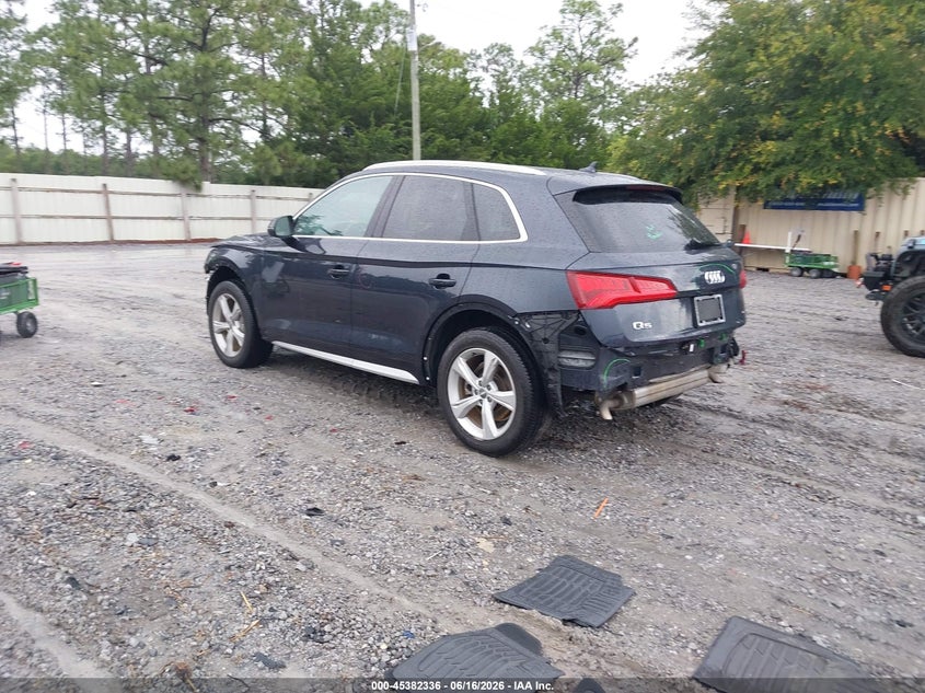 2020 Audi Q5 VIN WA1ANAFY4L2044644 IAAI salvage auction — FRONT & REAR, Rebuildable (Florida), sold $8,000 on 2026-07-15 (photo 3)