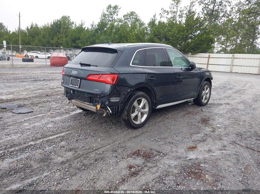 2020 Audi Q5 VIN WA1ANAFY4L2044644 IAAI salvage auction — FRONT & REAR, Rebuildable (Florida), sold $8,000 on 2026-07-15 (photo 4)