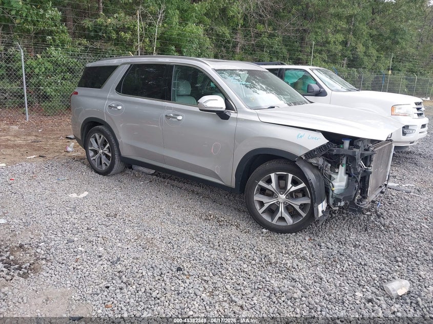 2021 Hyundai Palisade VIN KM8R34HE6MU299476 IAAI salvage auction — FRONT END, Salvage (South Carolina), sold $6,350 on 2026-07-28 (photo 1)