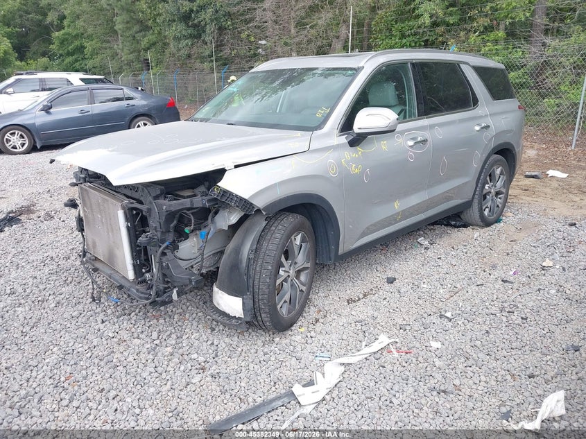 2021 Hyundai Palisade VIN KM8R34HE6MU299476 IAAI salvage auction — FRONT END, Salvage (South Carolina), sold $6,350 on 2026-07-28 (photo 2)