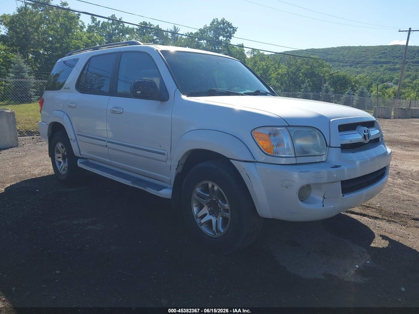 2006 Toyota Sequoia VIN 5TDZT38A26S267594 IAAI salvage auction — NORMAL WEAR, Clear (Florida), sold $775 on 2026-07-09 (photo 1)