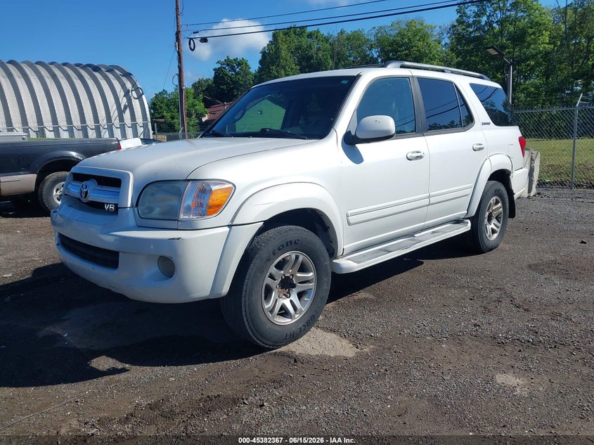 2006 Toyota Sequoia VIN 5TDZT38A26S267594 IAAI salvage auction — NORMAL WEAR, Clear (Florida), sold $775 on 2026-07-09 (photo 2)