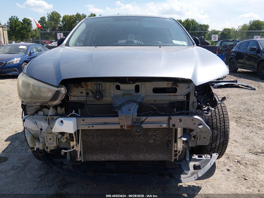 2017 Mitsubishi Outlander VIN JA4AR3AU4HZ036773 IAAI salvage auction — FRONT END, Salvage Title, sold $1,325 on 2026-07-16 (photo 6)