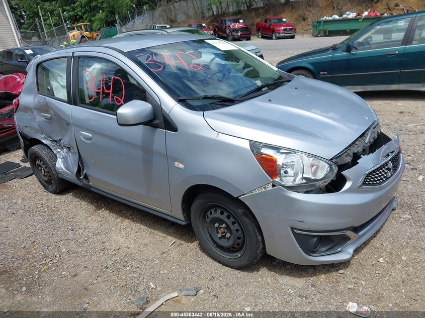 2019 Mitsubishi Mirage VIN ML32A3HJ2KH000495 IAAI salvage auction — FRONT END, Salvage Title, sold $1,400 on 2026-07-28 (photo 1)